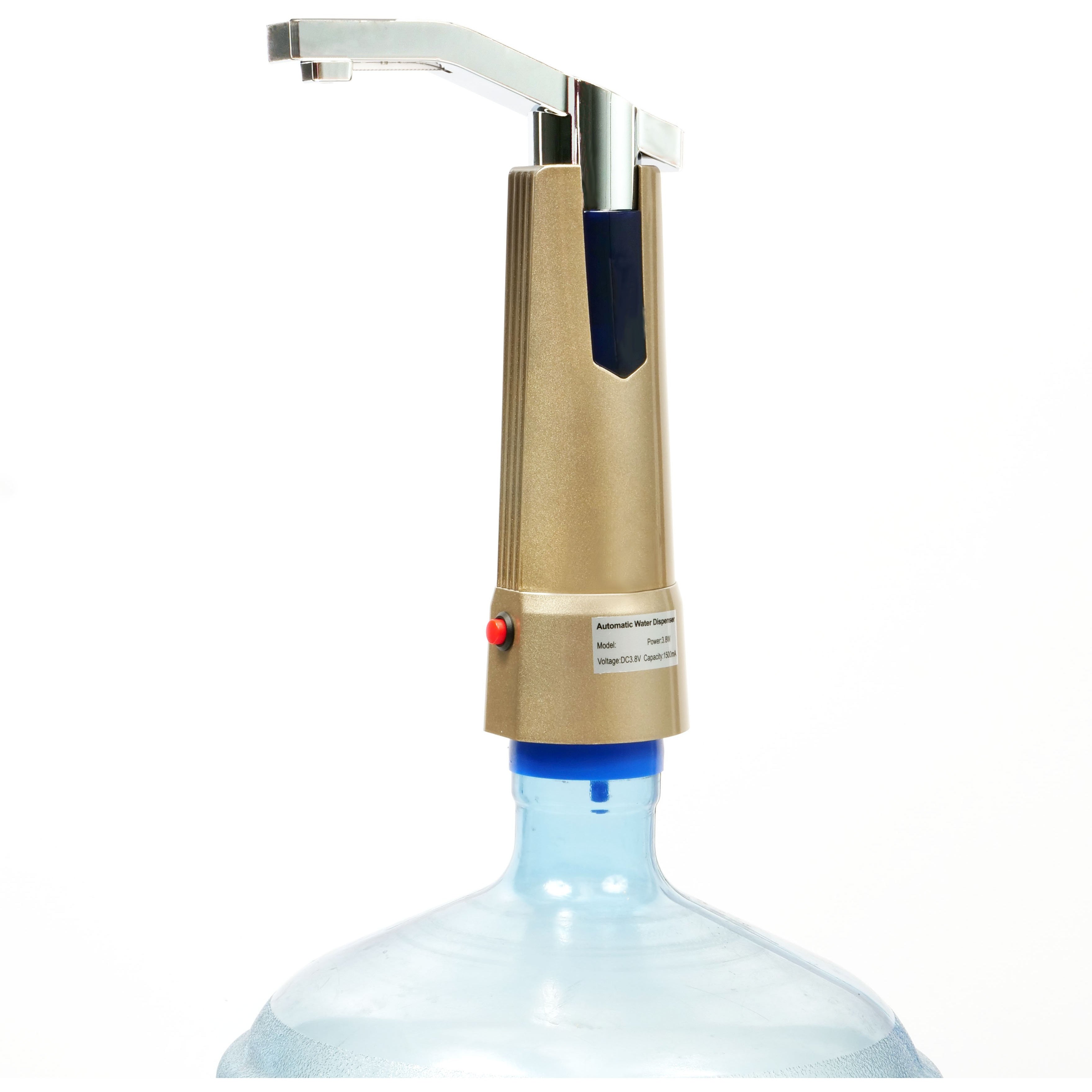 5 Gallon Water Bottle Pump Dispenser [Blue, Black, White & Gold Colors]